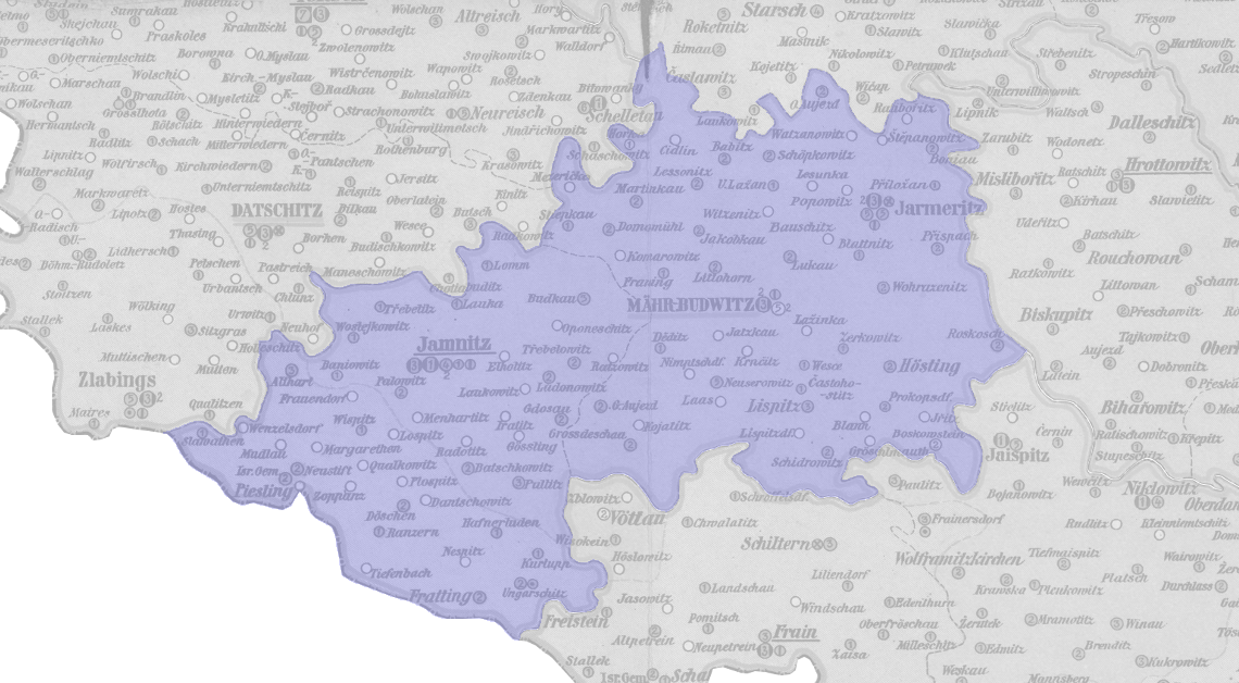 Mährisch Budwitz-Region