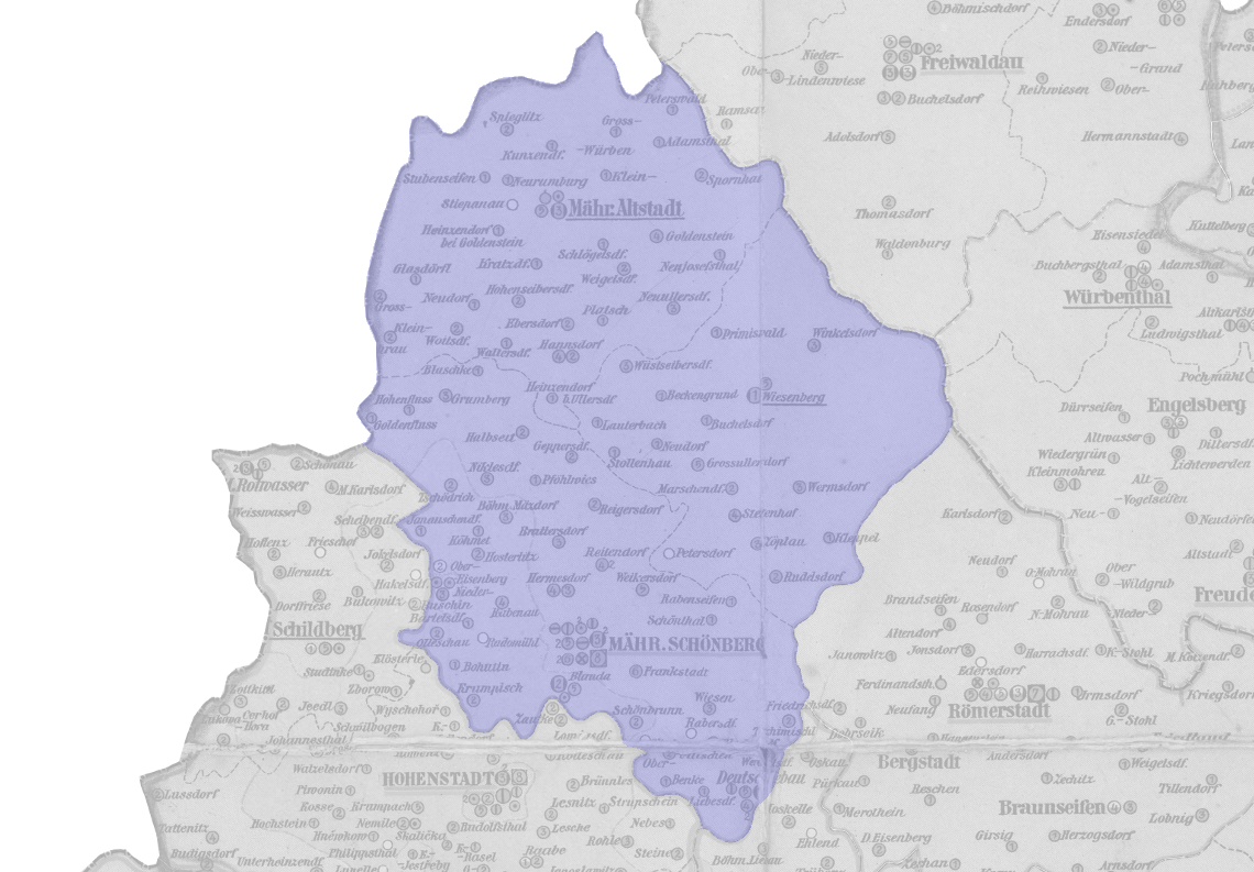 Mährisch Schönberg-Region